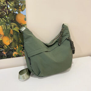 Women’s Fabric Dumpling Shoulder Bag, 2026 New Japanese‑Korean Style Large‑Capacity Versatile Casual Daily Purse