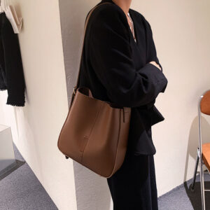 Foreign Trade Export Solid Color PU Personalized Daily Commuter 2026 New Model Single Shoulder Crossbody Women’s Bag