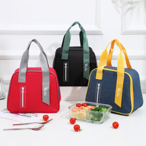 Handle Insulation Cooler For Women Kid Lunch Box Picnic Travel Portable Storage Breakfast Thermal Food Bag