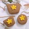 Dark Brown Yellow Flower