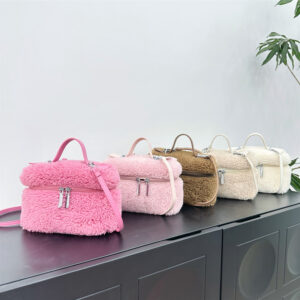 Faux Fur Camera Crossbody – Elegant Retro Box Bag With Adjustable Strap Women, Soft Fluffy Small Handbag For Daily Use &