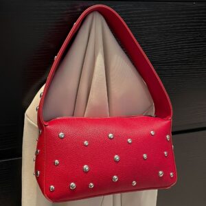 2026 Summer New Handbag With Unique Design, European And American Retro Trendy Shoulder Bag, Stylish Fashion Rivet