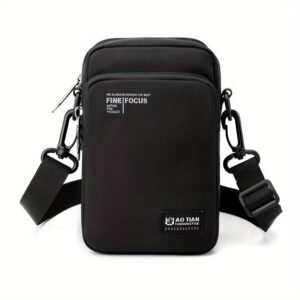 Ligtweigt Men Mini Oxford Crossbody Multi Pocket Portable Pone Sling Bag Outdoor Casual Small Soulder Messenger