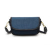 Dark blue paired with light