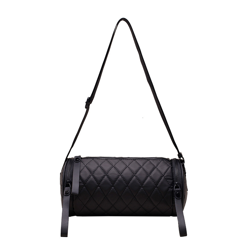 Niche Designer For Women 2026 New High-End Summer Quilted Shoulder Crossbody Cylinder Bag - Image 5