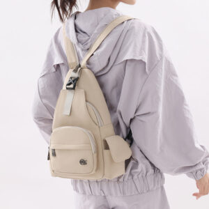 New Fashion Casual Small Backpack Multi-functional Messenger Multi-pocket Trend Women’s Versatile Breast Bag
