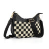 Black checkerboard pattern in