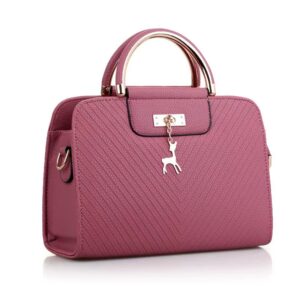 Small Square Pu Women’s Solid Color Handbag Messenger Shoulder Bag Fashion