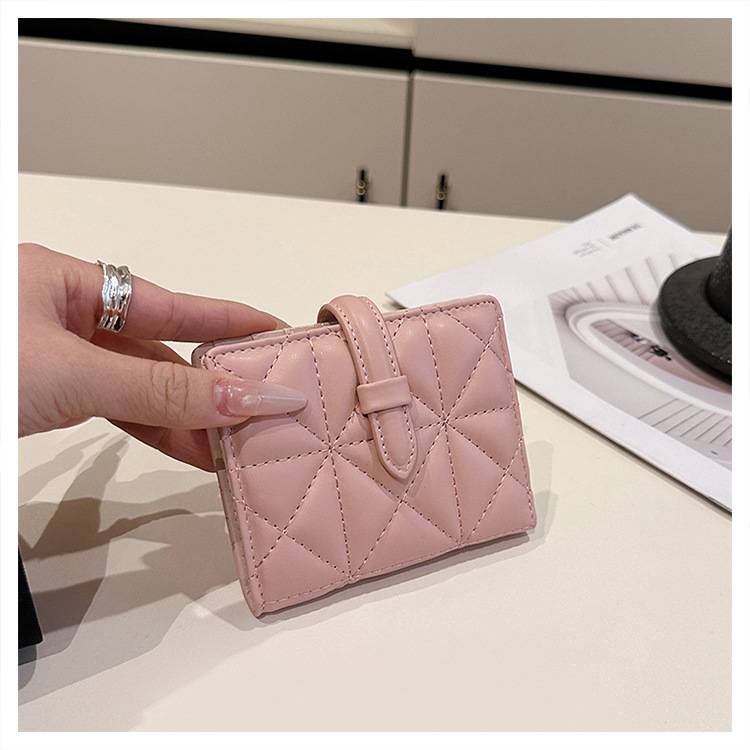 Women’s Bags New Urban Simple Solid Color Fashion PU Coin Purse Ladies Wallet Short - Image 6