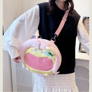 Trendy Soft 2026 Cute Pony Anime Plush Backpack Large Capacity Girly Pain Relief Bag