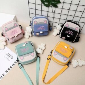 Wholesale Cute Cat For Women Korean Style Shoulder Crossbody Fresh Soft Girl Student Phone Bag