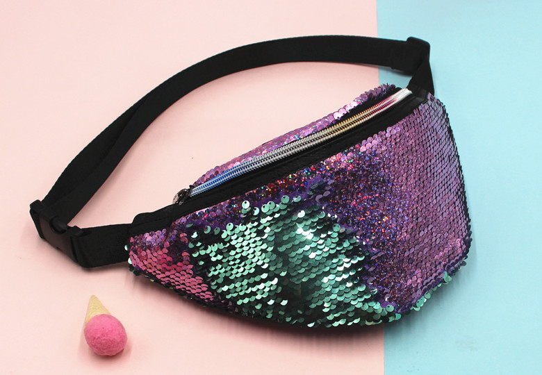 New Women's Mermaid Waist Fashion Sports Shoulder Crossbody Sequin Bag For Women - Image 10