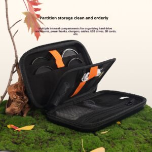 Durable EVA Hard Shell Storae Case – Compact Protective Oranizer For Camera Accessories & Small Electronics Diital
