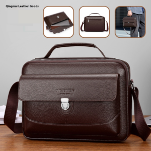 Business Large Capacity High End Backpack Messenger Men’s Versatile Commuter Shoulder Bag