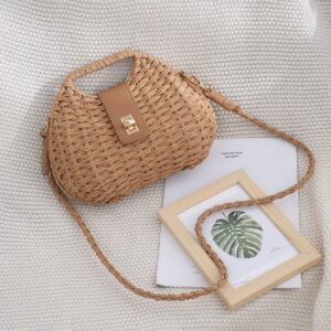 Summer Popular Beach Small 2026 New Fashionable Women’s Hand-held Woven Bag, High-end And Versatile Crossbody Bag