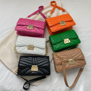 Bags for women 2026 fashionable European and American style simple retro small square texture casual one-shoulder
