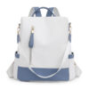 White with Blue