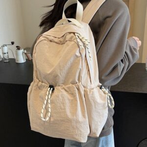Lightweight 2026 New Women’s Casual Versatile Nylon Backpack Student Class Bag Large Capacity