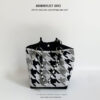 Black and Gray Houndstooth