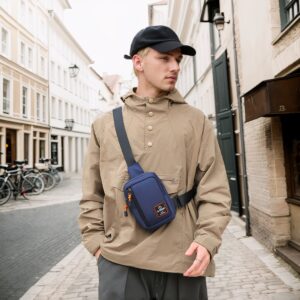 Fashion Small Chest Sling Unisex Waterproof Crossbody Bag Portable Mini Shoulder Pack For Daily Travel Running