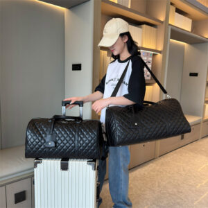 New Xiaoxiangfeng Diamond Boarding Travel Hand-held Wet And Dry Separation Cover Tie Rod High Value Luggage Bag
