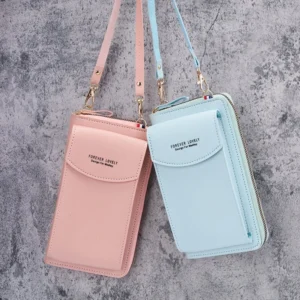 Fashion Single Shoulder Crossbody Cell Phone Mini Versatile Satchel Multi Position Card Bag Keycase Female