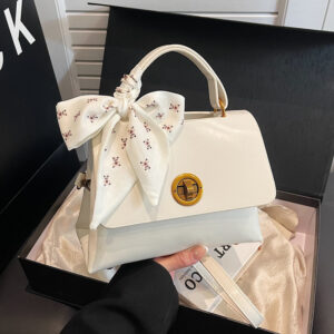 2026 Winter New Trendy Cute Fresh Fashionable Casual Handbag Single Shoulder Silk Scarf Crossbody Women’s Bag