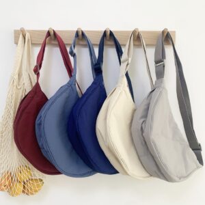 2026 New Women Trendy Dumpling Crossbody Bag Lightweight Nylon Small Versatile Shoulder Handbag