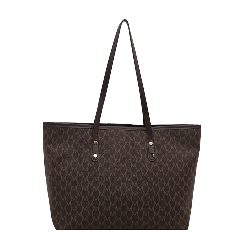 2026 New Women's Simple Fashion Letter Print Shoulder Tote Bag - Image 8