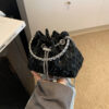 Black with handle