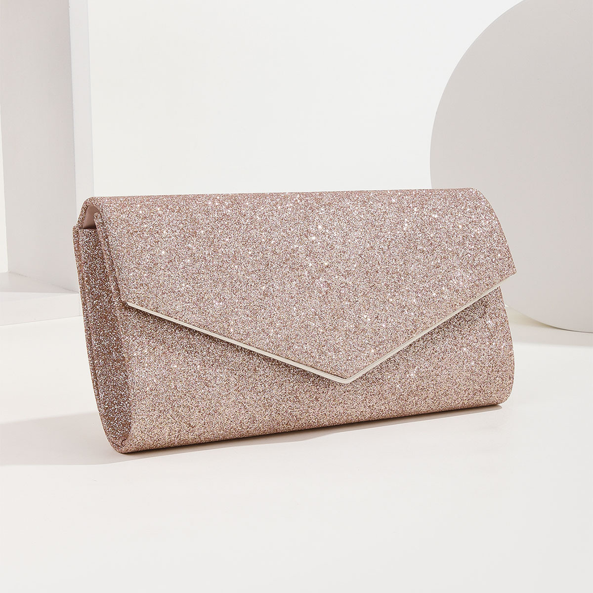New Shiny Metal 70% Off Clutch Shoulder Crossbody Dress Evening Bag - Image 7