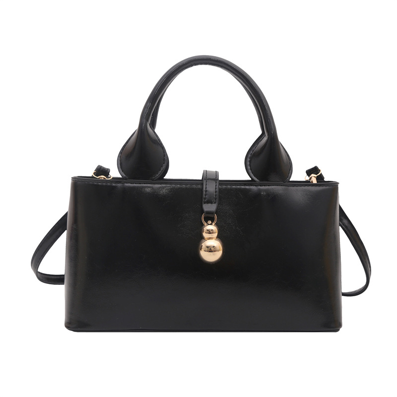 Small Square Handbag Women Textured Light Luxury Shoulder Commuter Crossbody Bag For Winter - Image 10