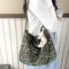 Black small floral with