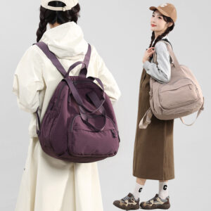 Women’s New Casual Large Capacity Multifunctional Fashion Backpack Travel Mommy Bag