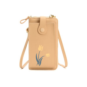 Flower mini vertical Women’s crossbody Mobile phone 2026 new small bag wallet for mobile phones