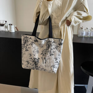 2026 New Fashion High-End Chinese Style Shopping Large Capacity Commuter Tote Single Shoulder Handbag Crossbody Women’s