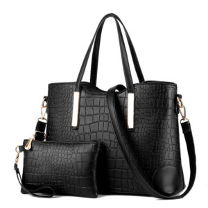 Mother two-piece wholesale 2026 new stone pattern European and American fashion large capacity ladies shoulder messenger