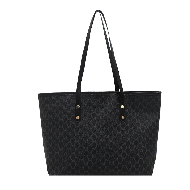 2026 New Women's Simple Fashion Letter Print Shoulder Tote Bag - Image 9