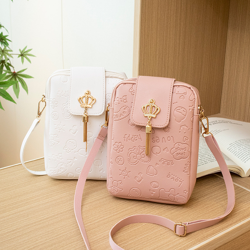 Fashion Printed Phone 2026 Women's Trendy Versatile Embossed Crossbody Bag For Women - Image 4
