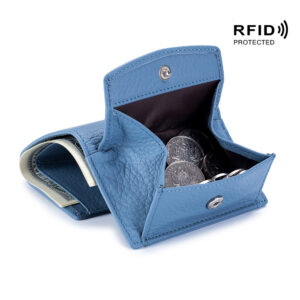Genuine Leather Women Wallets and Purses Fashion Small Wallet with Mini Coin Pocket Rfid Blocking Purse Designer Portfel