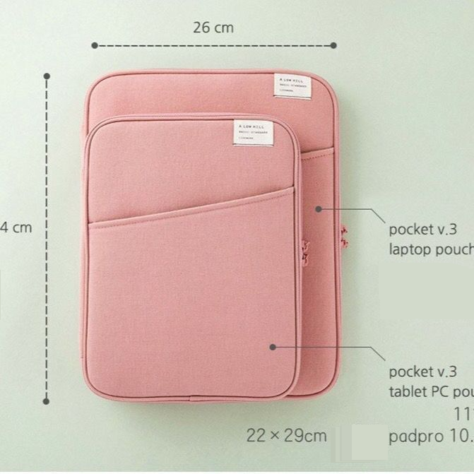 The Velvet Shockproof Clutch Business Storage Ipad Laptop 13/11 Tablet Liner Bag Ins - Image 8
