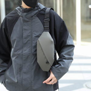 Cross-border Men’s Functional Messenger Large Capacity Casual Shoulder Small Backpack Fashion Trend Business