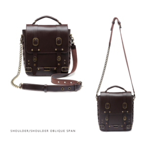 New Retro Style Backpack Niche Chain Women’s One-shoulder Crossbody Bag