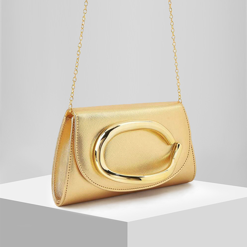High-end Women's New Bride's Wedding Banquet Shoulder Bag, Crossbody Chain Bag - Image 3