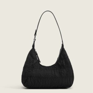2026 Summer French Style New Fashion Single-Shoulder Dumpling Underarm Puff Bag, Girl’s Cloud Pleated Bag