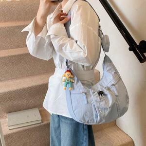Fashion Commuter Large Capacity Shoulder Crossbody For Women 2026 New Casual Tote Korean Style Underarm Horn Bag