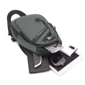 New Breast Waterproof Multi-functional Backpack Outdoor Leisure High-end Men’s Messenger Bag