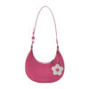 Pink flower pendant inside the