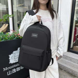 New College Students Junior High School Backpack Simple Large Capacity Korean Version Bag Fashion Commuter Schoolbag