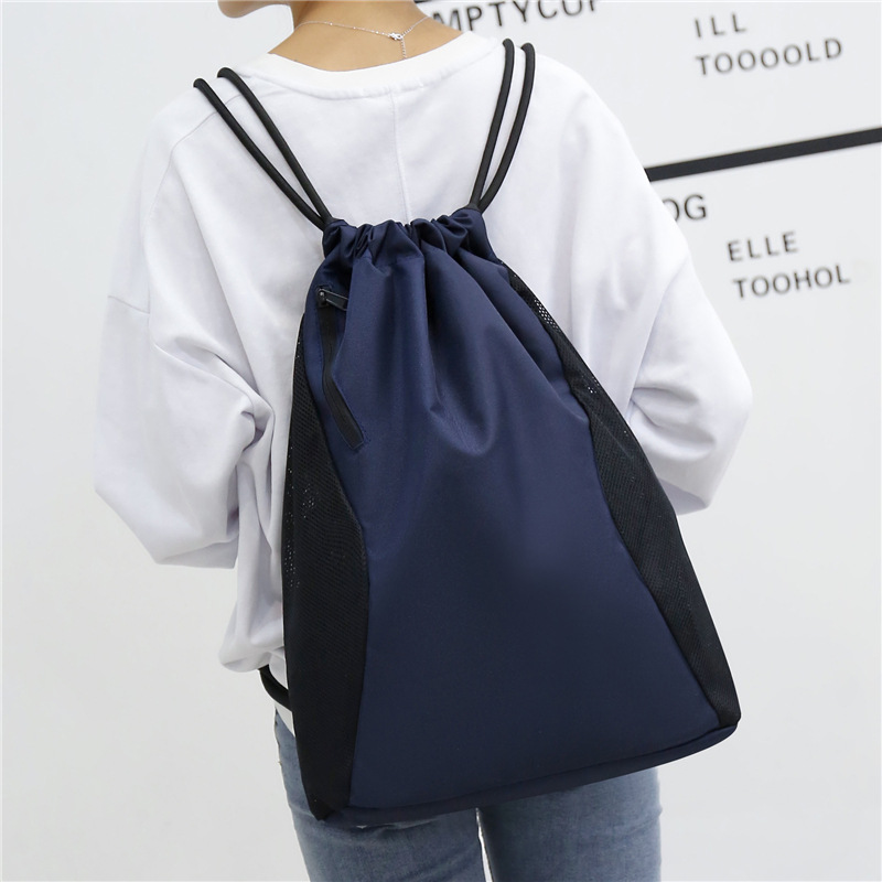 Basketball Bundle Pocket Outdoor Sports Drawstring Backpack Women's Multi-function Large-capacity Fitness Bag - Image 4